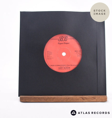 Gary Numan We Are Glass 7" Vinyl Record - Reverse Of Sleeve