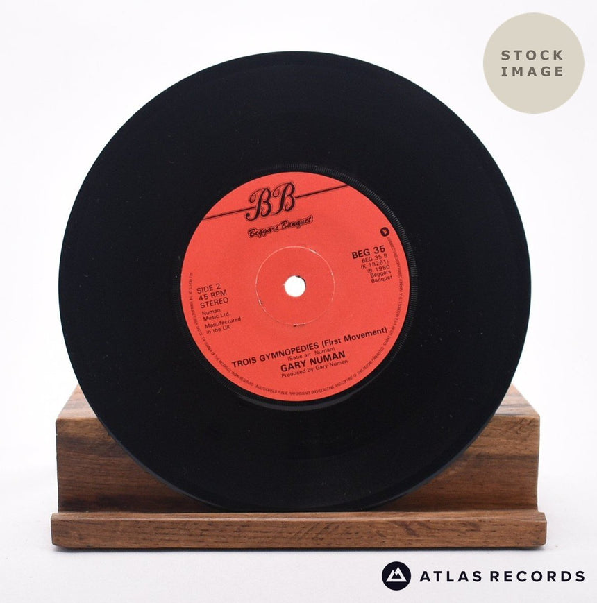 Gary Numan We Are Glass 7" Vinyl Record - Record B Side