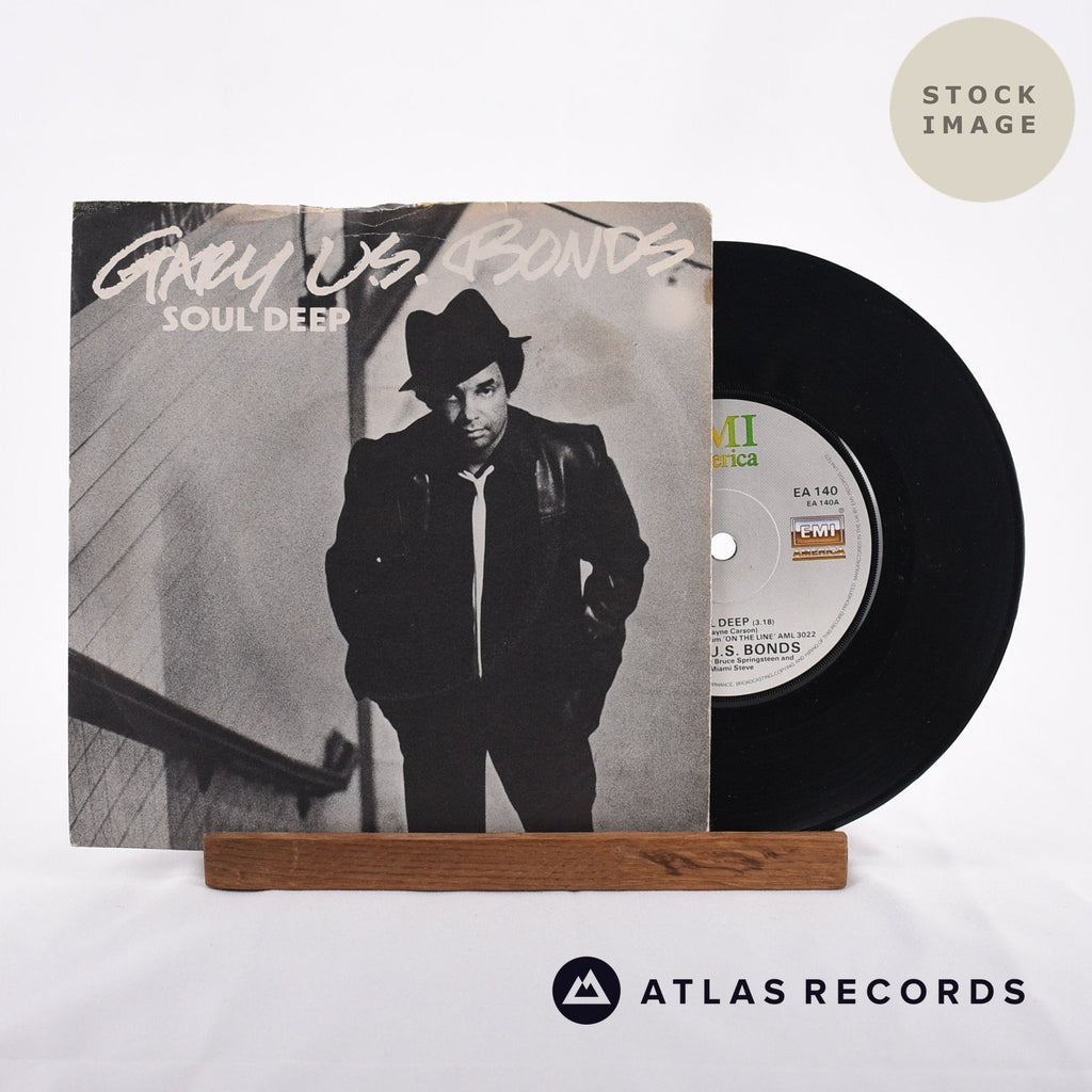 Gary U.S. Bonds Soul Deep Vinyl Record - Sleeve & Record Side-By-Side