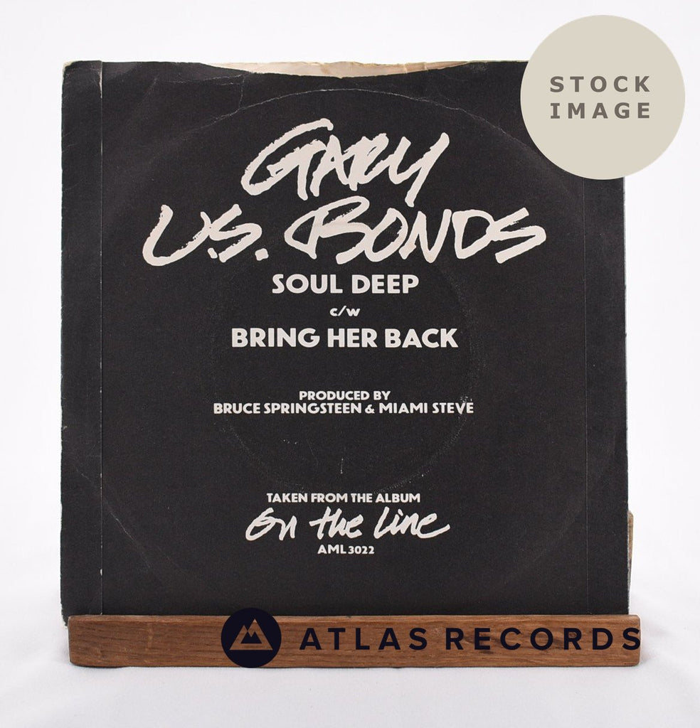 Gary U.S. Bonds Soul Deep Vinyl Record - Reverse Of Sleeve