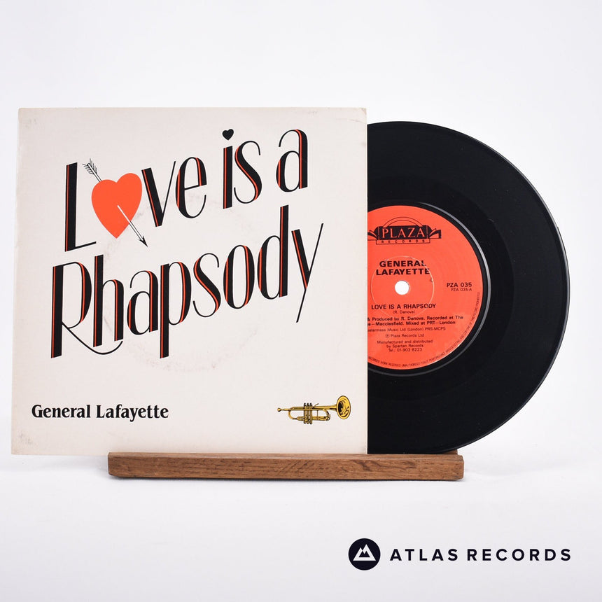 General Lafayette Love Is A Rhapsody 7" Vinyl Record - Front Cover & Record