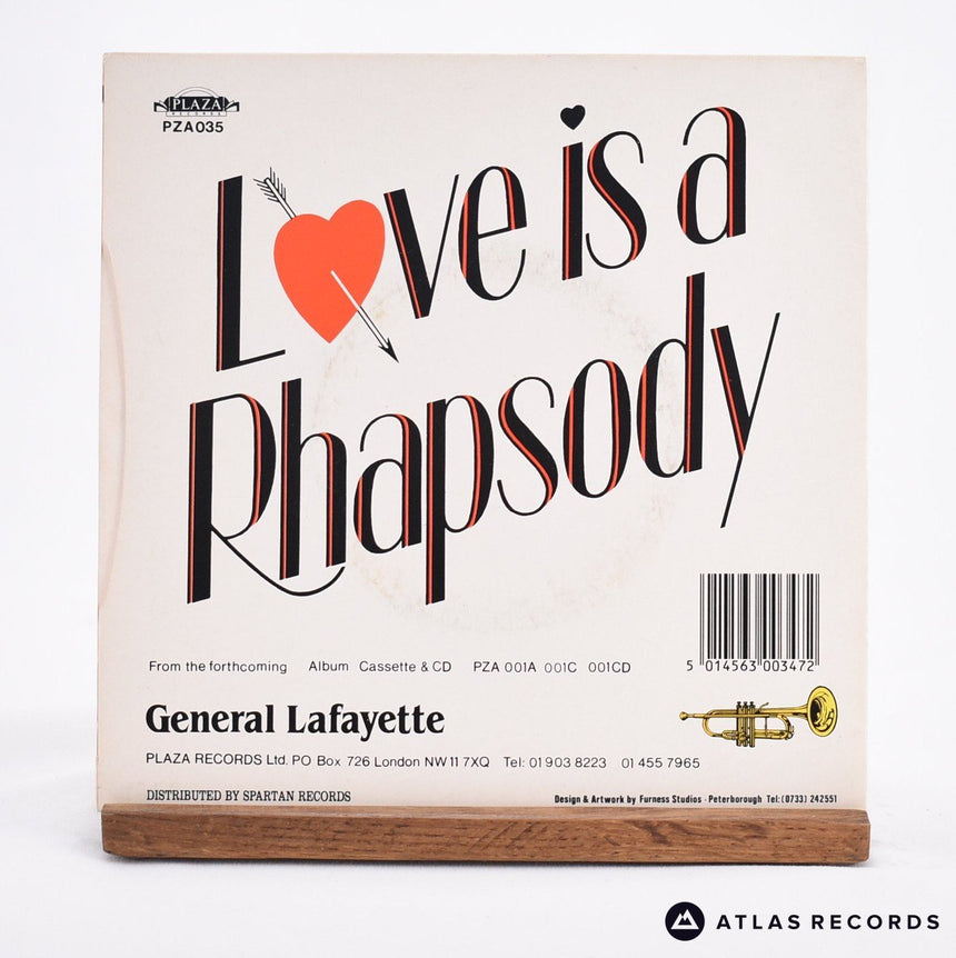 General Lafayette - Love Is A Rhapsody - 7" Vinyl Record - VG+/EX