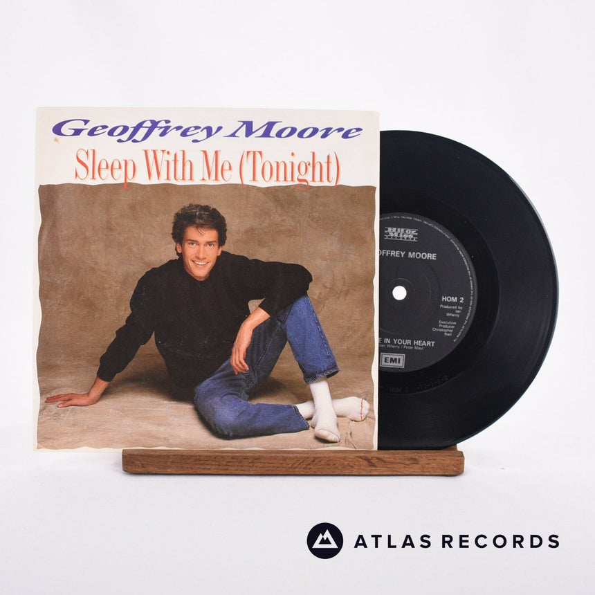 Geoffrey Moore Sleep With Me 7" Vinyl Record - Front Cover & Record