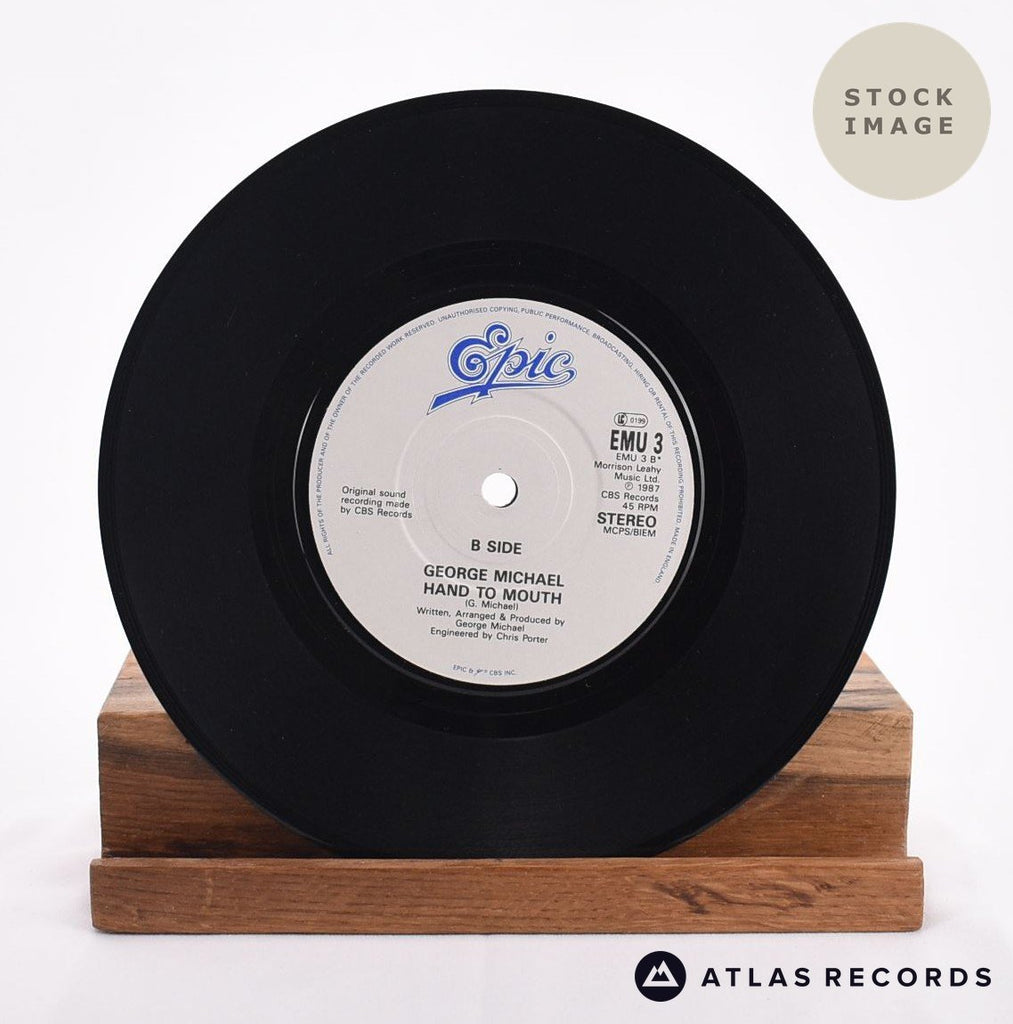 George Michael Faith Vinyl Record - Record B Side