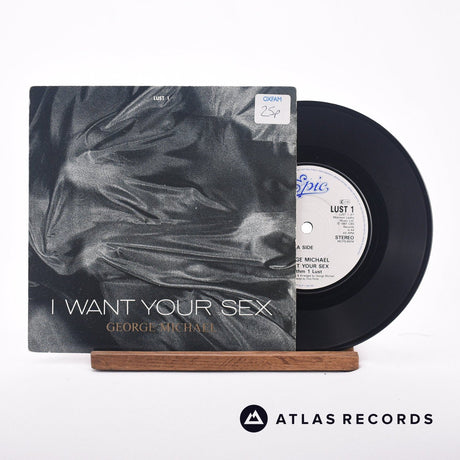 George Michael I Want Your Sex 7" Vinyl Record - Front Cover & Record