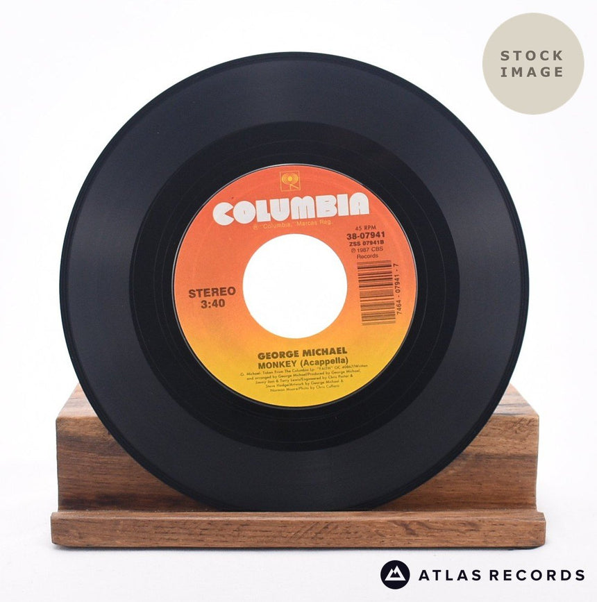 George Michael Monkey 7" Vinyl Record - Record B Side