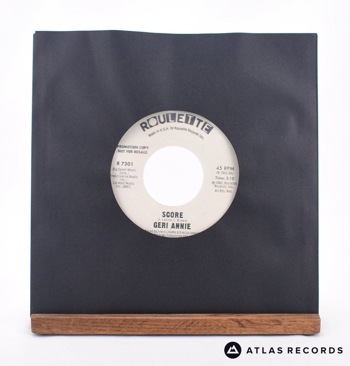 Geri Annie Score 7" Vinyl Record - In Sleeve