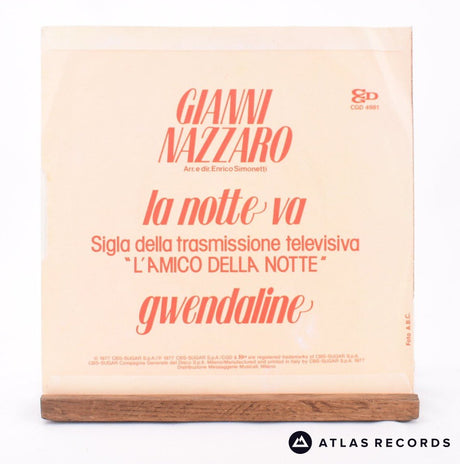 Gianni Nazzaro - La Notte Va - 7" Vinyl Record - EX/EX