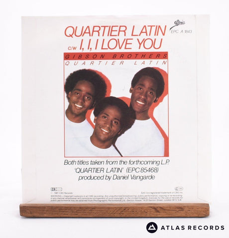 Gibson Brothers - Quartier Latin - 7" Vinyl Record - VG+/VG+