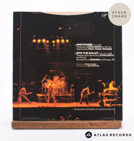 Gillan Nightmare 7" Vinyl Record - Reverse Of Sleeve