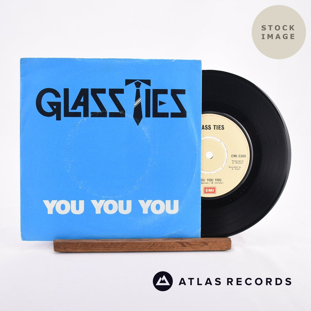 Glass Ties You You You Vinyl Record - Sleeve & Record Side-By-Side