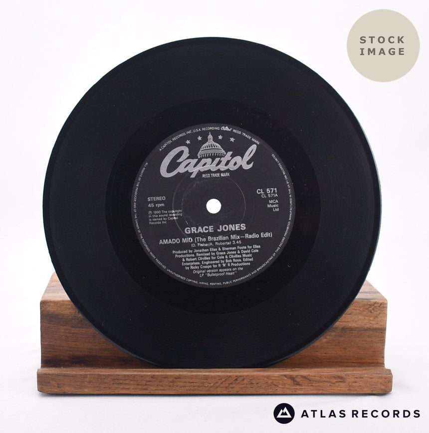 Grace Jones Amado Mio 7" Vinyl Record - Record A Side