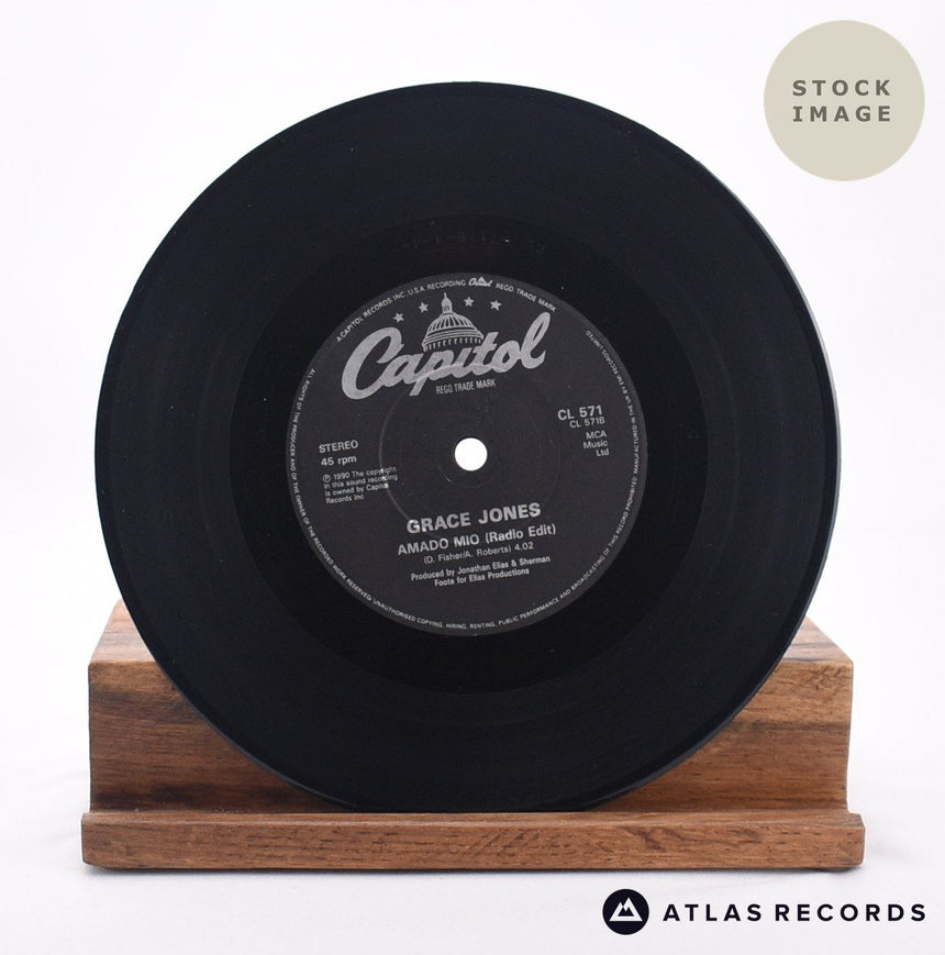 Grace Jones Amado Mio 7" Vinyl Record - Record B Side