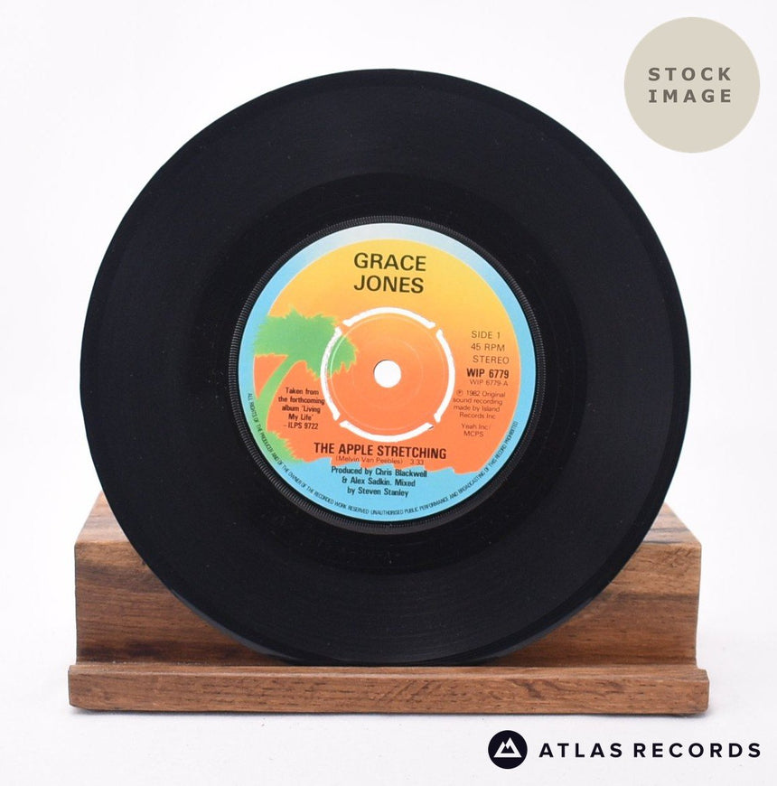 Grace Jones The Apple Stretching · Nipple To The Bottle 7" Vinyl Record - Record A Side