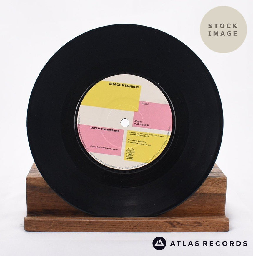 Grace Kennedy Slowly 1980 Vinyl Record - Record B Side