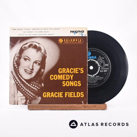 Gracie Fields Gracie's Comedy Songs 7" Vinyl Record - Front Cover & Record