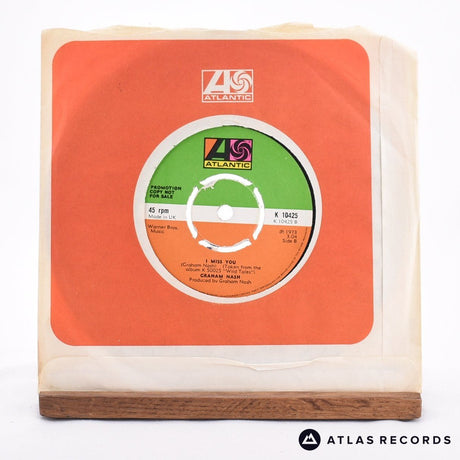 Graham Nash - On The Line - Promo 7" Vinyl Record - EX/VG+