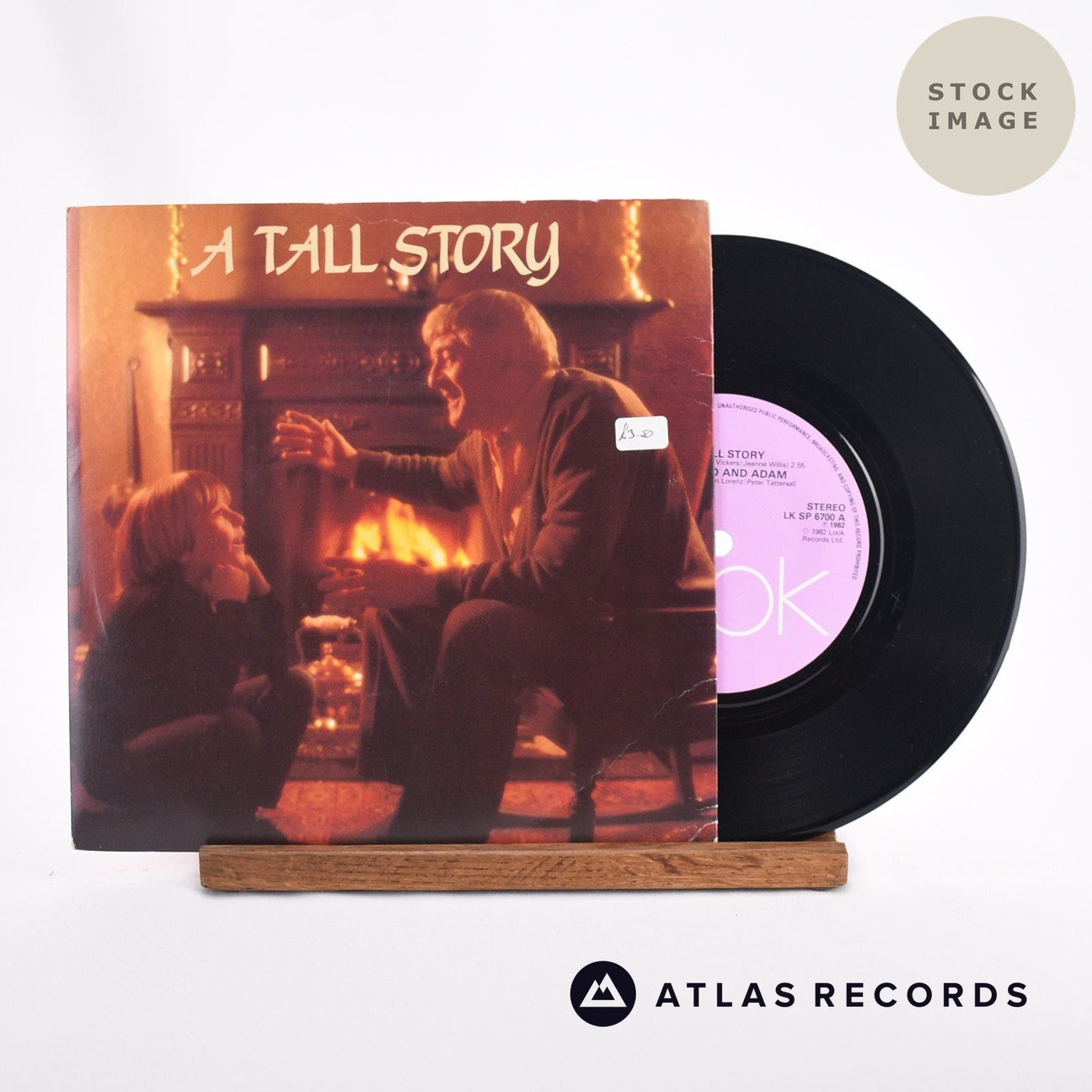 Grandad A Tall Story 7" Vinyl Record - Sleeve & Record Side-By-Side