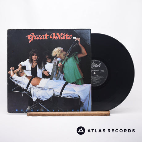 Great White Recovery: Live! LP Vinyl Record - Front Cover & Record