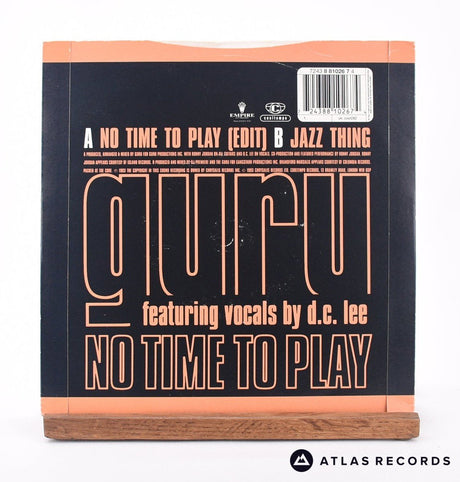 Guru - No Time To Play / Jazz Thing - 7" Vinyl Record - VG+/EX
