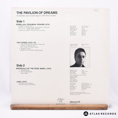 Harold Budd - The Pavilion Of Dreams - LP Vinyl Record - VG+/EX