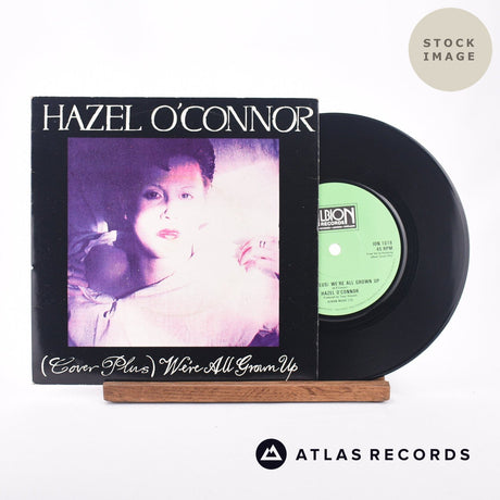 Hazel O'Connor (Cover Plus) We're All Grown Up 7" Vinyl Record - Sleeve & Record Side-By-Side