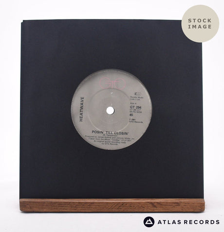 Heatwave Posin' Til Closin' 7" Vinyl Record - Sleeve & Record Side-By-Side
