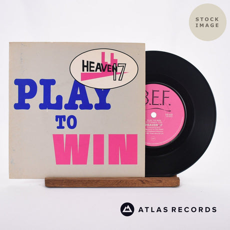 Heaven 17 Play To Win Vinyl Record - Sleeve & Record Side-By-Side