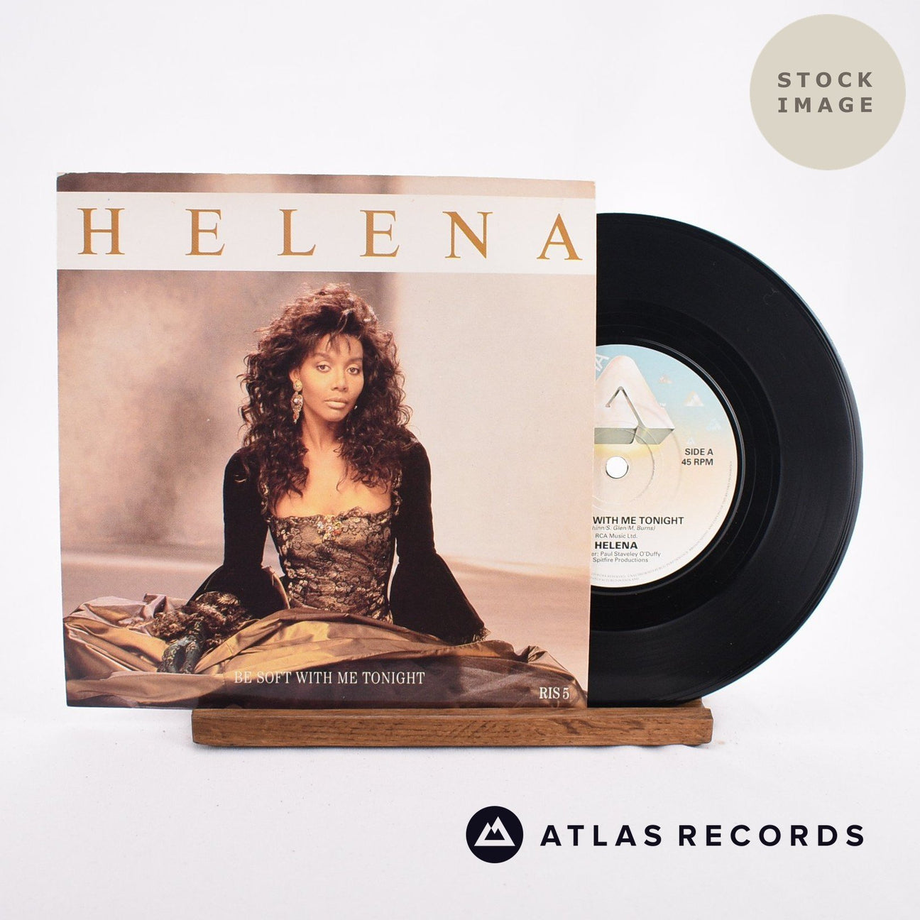 Helena Springs Be Soft With Me Tonight Vinyl Record - Sleeve & Record Side-By-Side