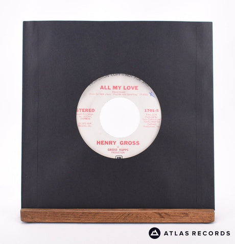 Henry Gross - All My Love - Promo 7" Vinyl Record - VG+