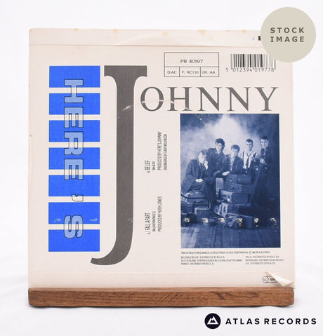 Here's Johnny I Fall Apart Vinyl Record - Reverse Of Sleeve