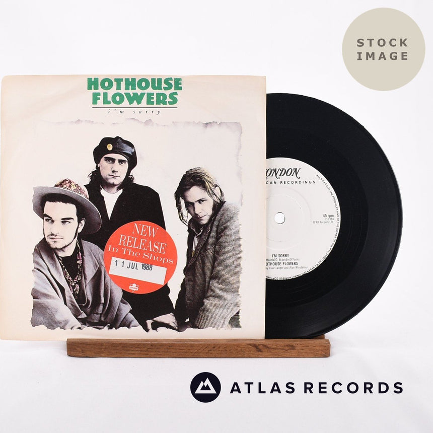 Hothouse Flowers I'm Sorry Vinyl Record - Sleeve & Record Side-By-Side