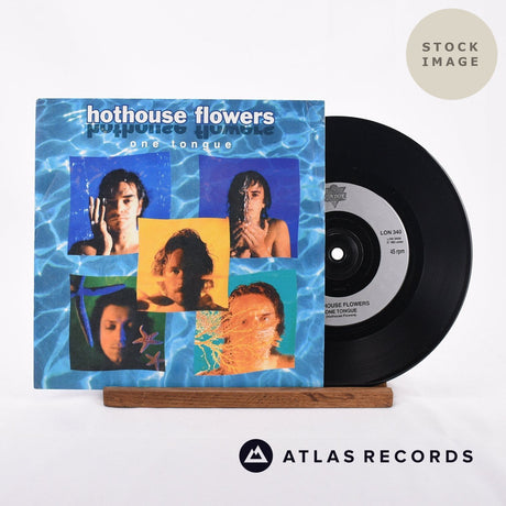 Hothouse Flowers One Tongue Vinyl Record - Sleeve & Record Side-By-Side