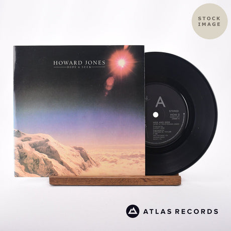 Howard Jones Hide & Seek 7" Vinyl Record - Sleeve & Record Side-By-Side