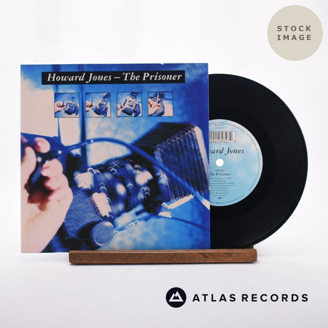 Howard Jones The Prisoner 7" Vinyl Record - Sleeve & Record Side-By-Side