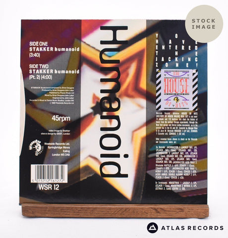 Humanoid Stakker Humanoid 7" Vinyl Record - Reverse Of Sleeve