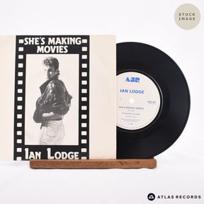 Ian Lodge She's Making Movies 1985 Vinyl Record - Sleeve & Record Side-By-Side