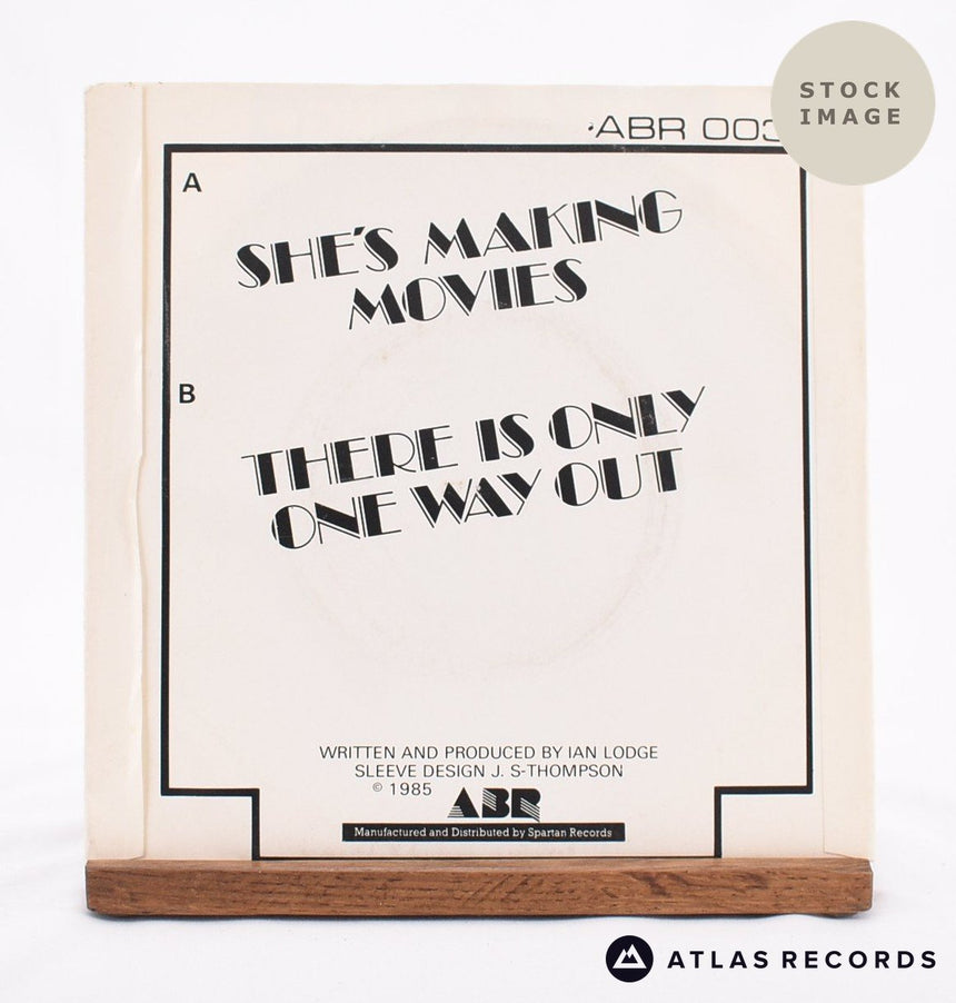 Ian Lodge She's Making Movies 1985 Vinyl Record - Reverse Of Sleeve