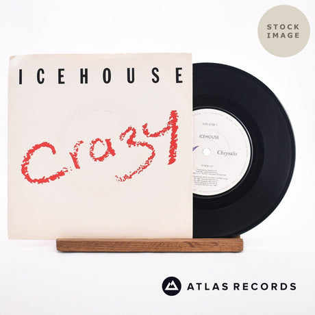 Icehouse Crazy 7" Vinyl Record - Sleeve & Record Side-By-Side