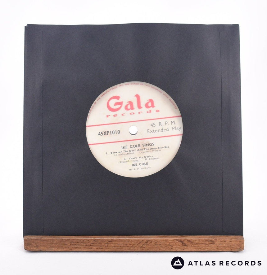 Ike Cole - Ike Cole Sings - 7" EP Vinyl Record - VG