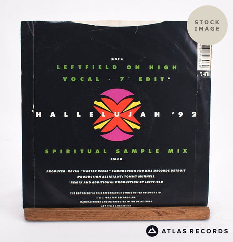 Inner City Hallelujah '92 Vinyl Record - Reverse Of Sleeve