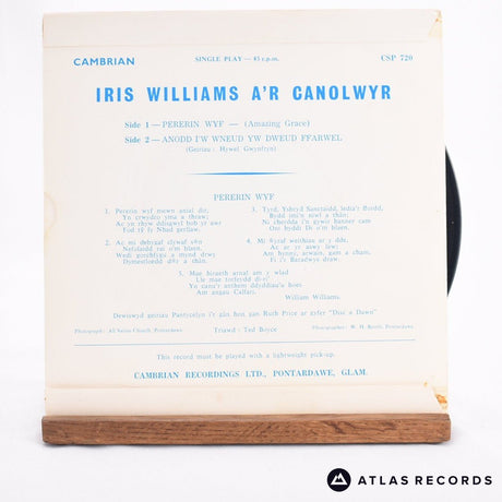 Iris Williams - Pererin Wyf - 7" Vinyl Record - EX/VG+