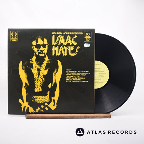 Isaac Hayes Golden Hour Presents Isaac Hayes LP Vinyl Record - Front Cover & Record