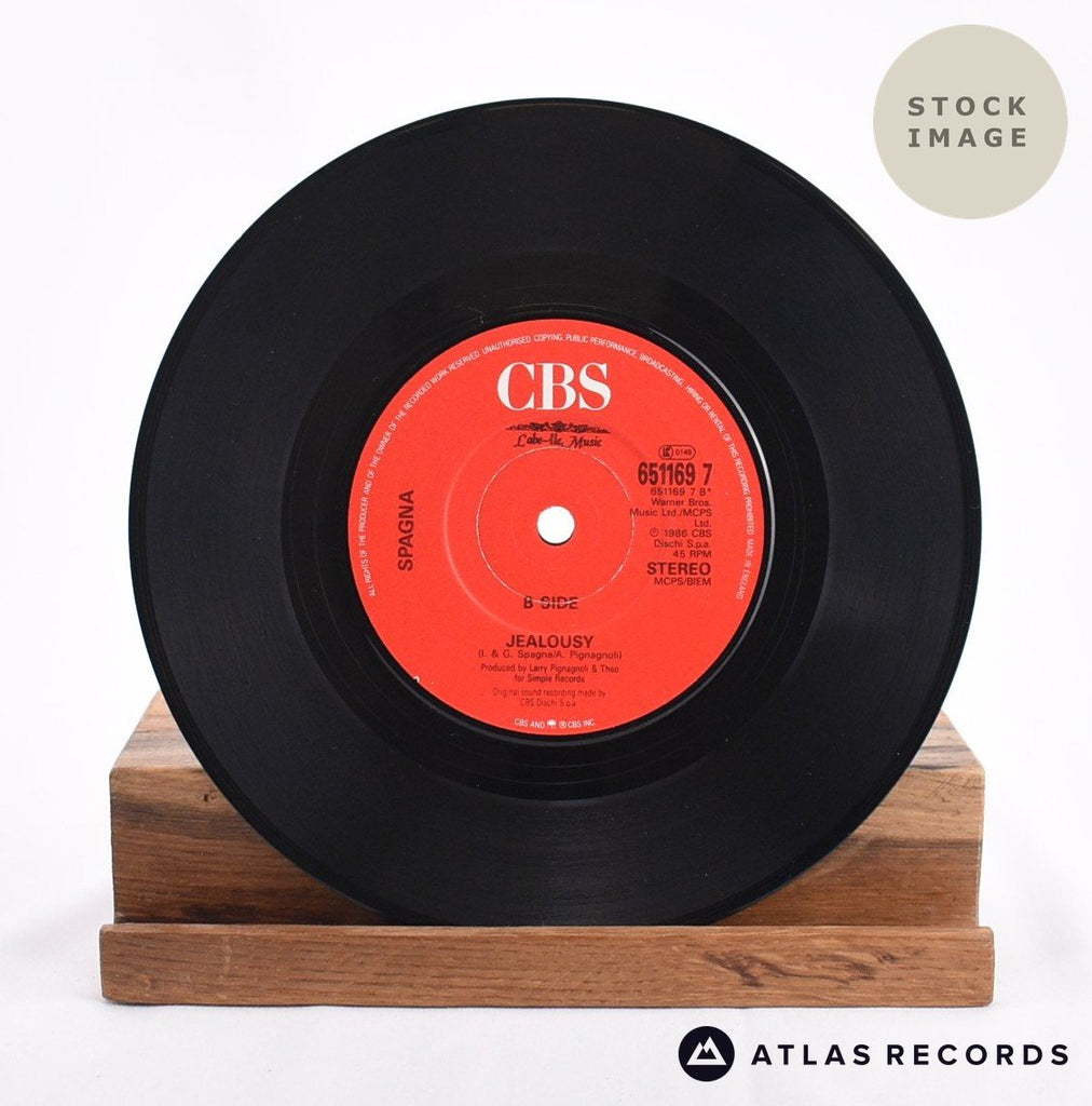 Ivana Spagna Easy Lady Vinyl Record - Record B Side