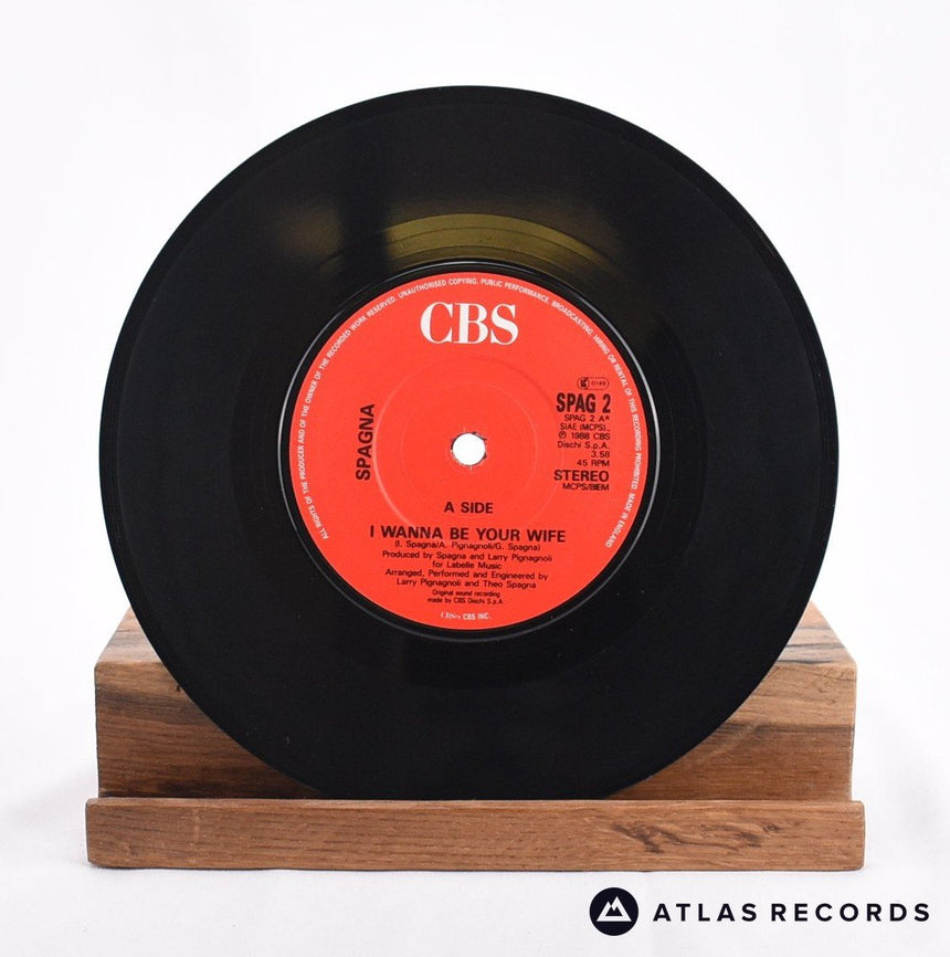 Ivana Spagna - I Wanna Be Your Wife - 7" Vinyl Record - EX/EX