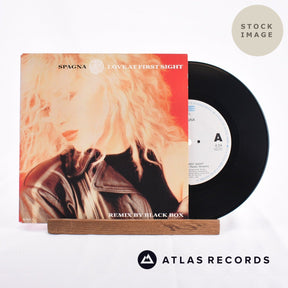 Ivana Spagna Love At First Sight Vinyl Record - Sleeve & Record Side-By-Side