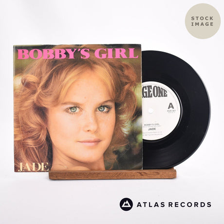 Jade Bobby's Girl 7" Vinyl Record - Sleeve & Record Side-By-Side