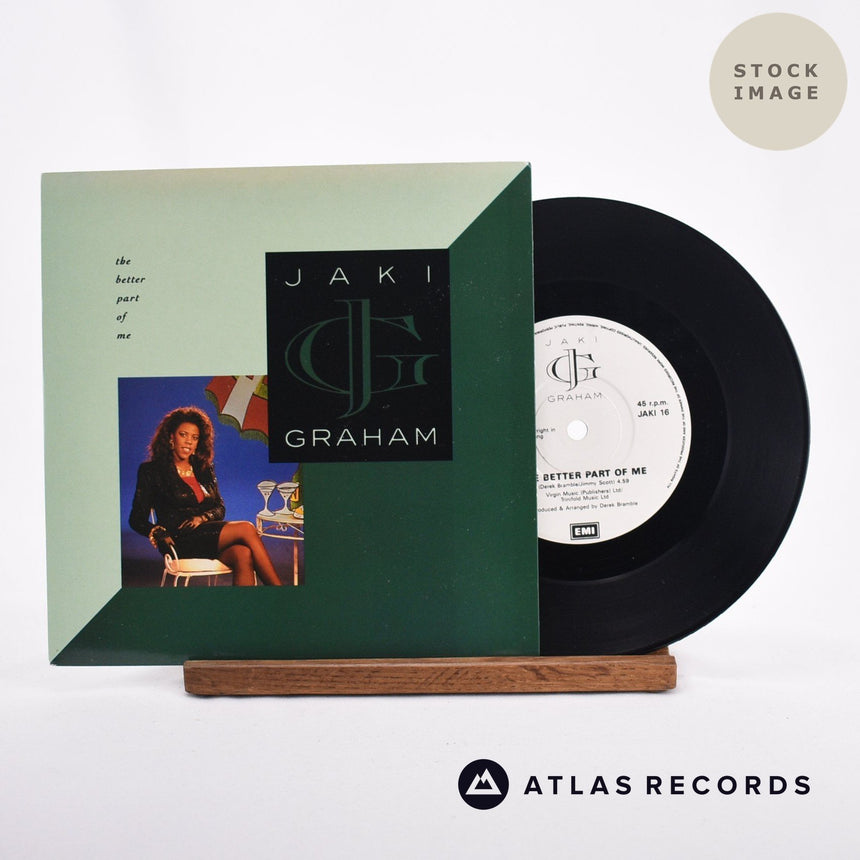 Jaki Graham The Better Part Of Me 7" Vinyl Record - Sleeve & Record Side-By-Side