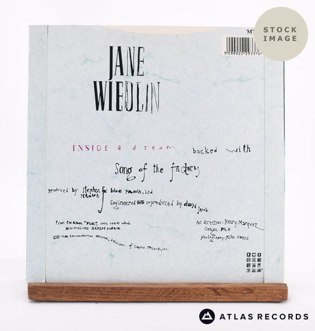 Jane Wiedlin Inside A Dream 7" Vinyl Record - Reverse Of Sleeve