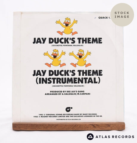 Jay Duck And J. D. Revolution Jay Duck's Theme Vinyl Record - Reverse Of Sleeve
